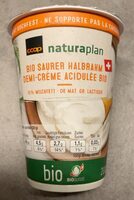 Demi-crème acidulée bio
