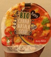Chana masala soup