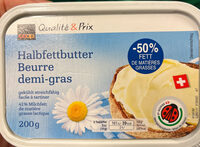 Halbfettbutter / Beurre demi-gras