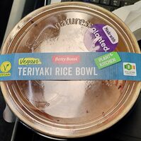 Teriyaki rice bowl made with planted