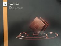 Chocolat lait eclats de caramel salé