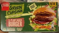 Green cuisine plant based burgers