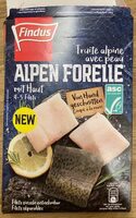 Truite alpine avec peau