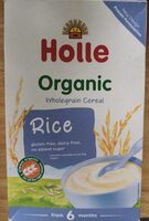 Wholegrain rice cereal
