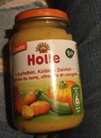 Pomme de terre, citrouille et courgette