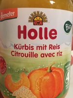Citrouille Avec Riz Bio