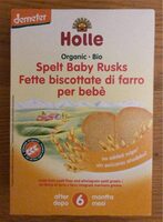 Spelt baby rusk
