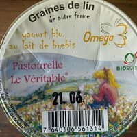 Yaourt artisanale au lait de brebis Et graines de lin
