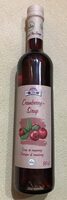 Sirup brusinka BIO