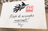 Filetti di acciughe marinati