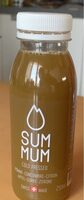 Jus de pomme comcombre citron