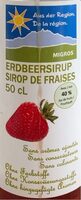 Sirop de fraises
