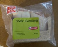 Wrap poulet guacamole