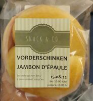 Snack and Go Vorderschinken- Jambon d'épaule