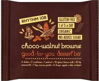 Good-for-You Dessert Bar Choco-Walnut Brownie