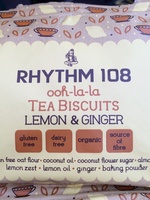 Lemon & Ginger Tea Biscuits