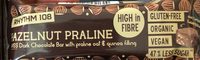 Hazelnut Praline Swiss Dark Chocolate Bar with Praline Oat & Quinoa Filling