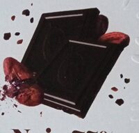 Chocolat noir avec éclats de fèves de cacao