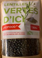 Lentilles vertes d'ici