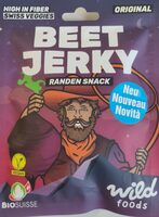 Beet Jerky Randen Snack
