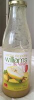 Nectar de poire williams du Valais