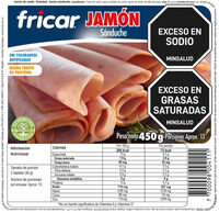 Jamón Fricar Sánduche