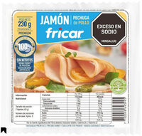 Jamón Fricar Pechuga De Pollo