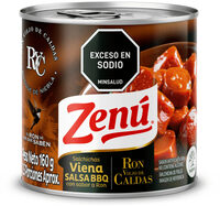 Salchicha Zenu Viena BBQ Ron