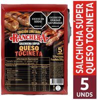 Salchicha Ranchera Queso Y Tocineta
