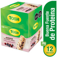 Barra De Cereal Tosh Yogurt Griego Y Frutos Del Bosque
