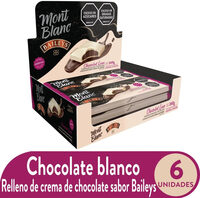 Chocolatina Montblanc Relleno De Crema Irlandesa