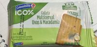 Galleta Multicereal Uvas & Macadamia