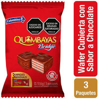 Galletas Colombina Quimbaya Cubiertas Con Chocolate