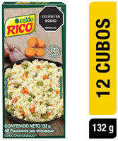Caldo Rico Deshidratado Con Verduras 12 Cubos X