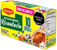 Caldo de Gallina Desmenuzado Ricontodo Pague 10 lleve 12 Sobres 9g c/u