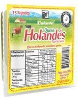 Queso Holandés Colanta Madurado Semiduro Graso