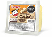 Queso Recreo Costeño Fresco Semigraso