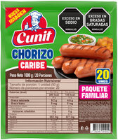 Chorizo Caribe Cunit