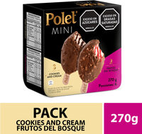 Paleta Crem Helado Mini Polet Sabores Surtidos