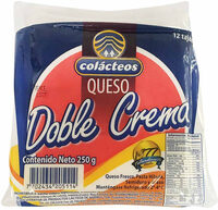 Queso Colacteos Doble Crema Tajado