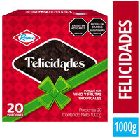 Ponqué Vino Ramo Felicidades Navidad