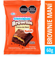 Brownie CHOCORAMO con crema de maní (60 gr)