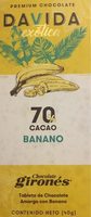 Premium chocolate davida exotica banano 70% cacao