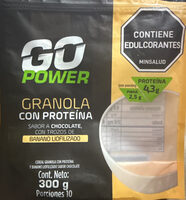 Go power, granola con proteína