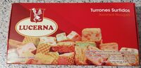 Turrones surtidos (cacahuete, café, frambuesa y nuez)