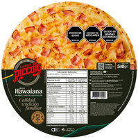 Pizza Pizzas Piccolo Congelada Hawaiana Base Delgada