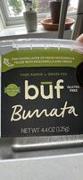 Buf creamery, burrata mozzarella with mozzarella and cream filling