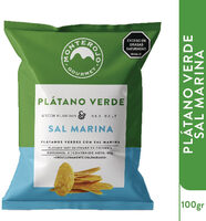 Platano Monterojo verde sal marina x100g