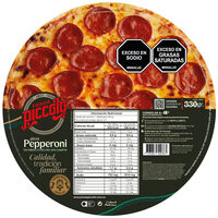 Pizza Pizzas Piccolo Congelada Pepperoni Base