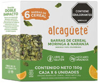 Barras Cereal Moringa Naranja - 6 Unidades
